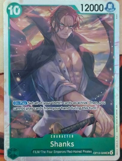 Shanks Character Card jap